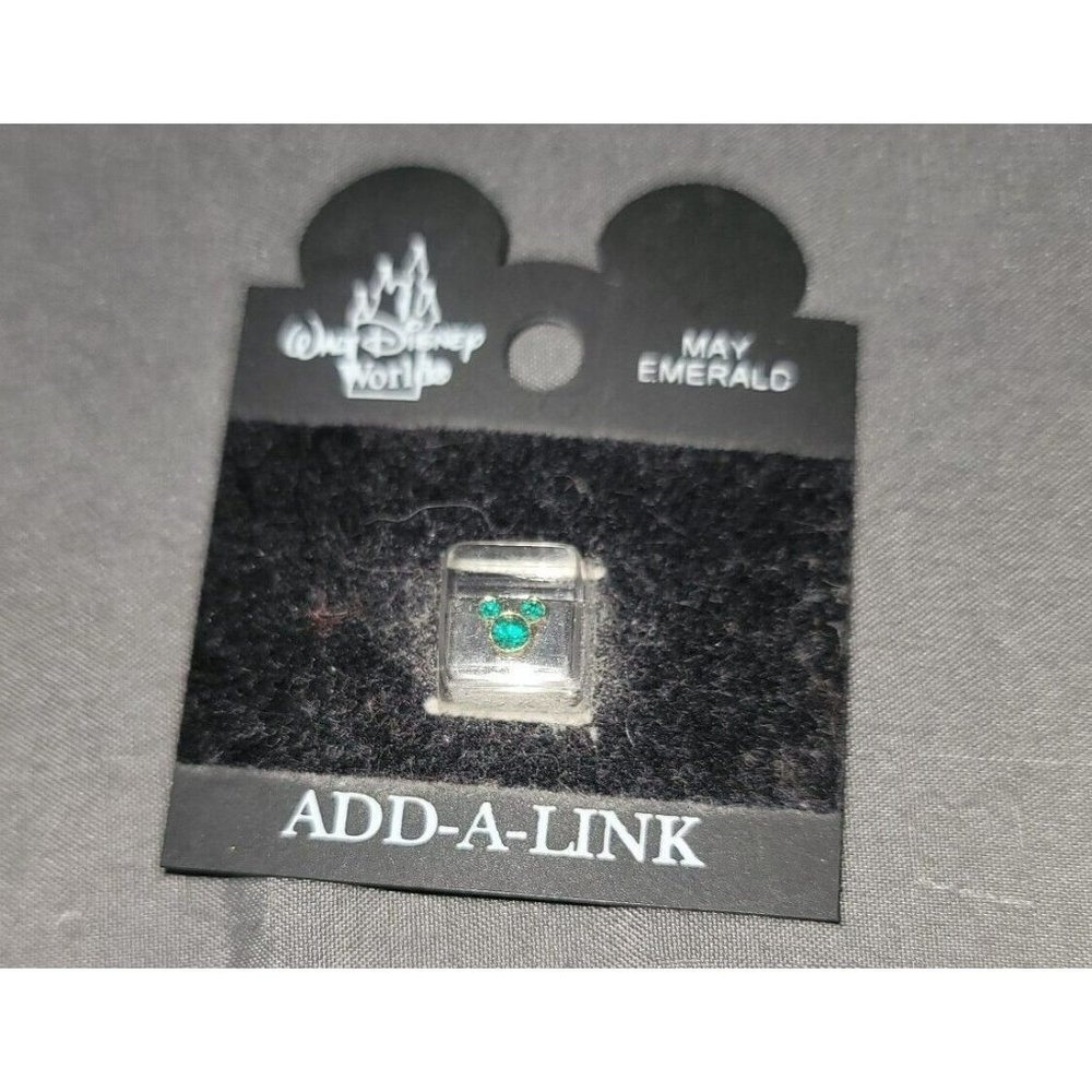 Walt Disney World Add A Link MICKEY MOUSE Stainless Steel‎ Charm NEW May…